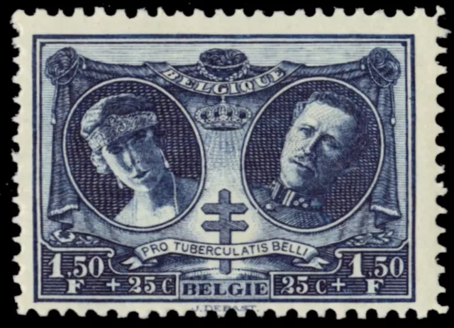 BELGIUM B62 - Anti-tuberculosis Fund "Queen and King Albert I" (pb83274)