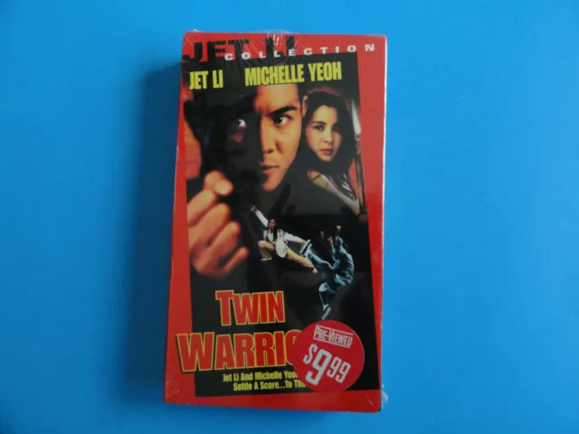 Twin Warriors - Jet Li Collection (Blockbuster Video Vhs) Michelle Yeoh, Jet Li