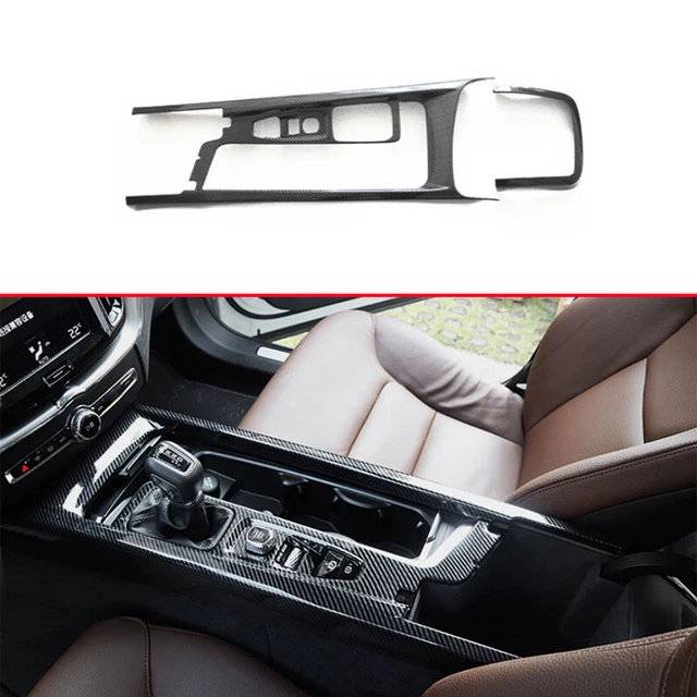 For Volvo XC60 18-2023 Carbon Fiber Grain Middle Console Gear Shift Panel Cover