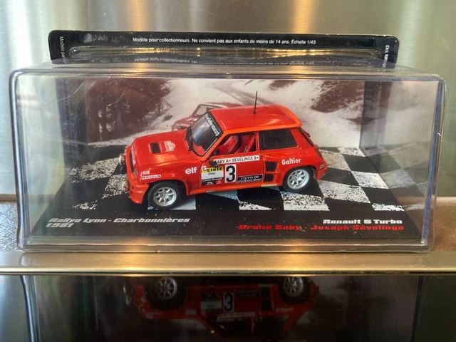 Coffret Rallye Renault 1/43 : Estafette, R5 Turbo Et Remorque – Collection Artisanale