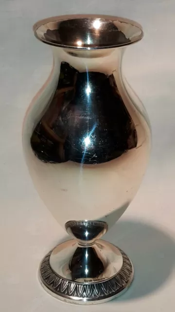 Vase Silber 925 Sterling Gebrüder Deyhle Pforzheim Höhe ca. 19cm