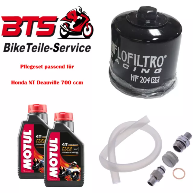 Pflegeset 2L Öl, Filter, Ablassschraube passend für Honda NT Deauville 700 cc 03