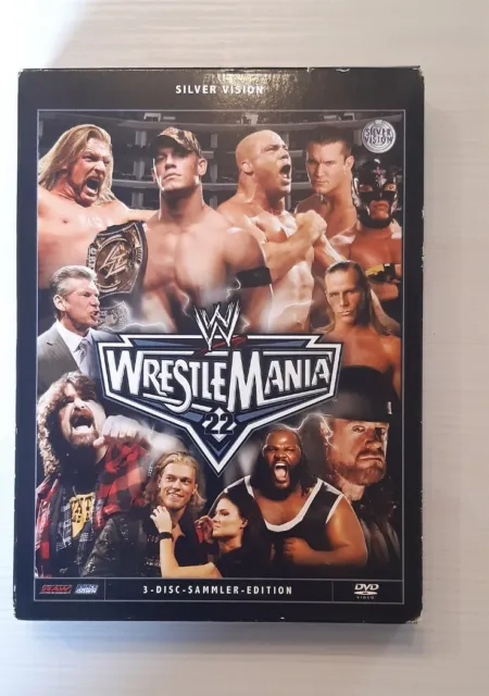 WWE Wrestlemania 22 / 3 Disc DVD Sammler Edition / DVD