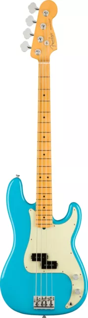 FENDER American Professional II Précision Bass, Érable, Miami Bleu