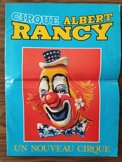 Programme Cirque Albert Rancy 1984 - circus circo