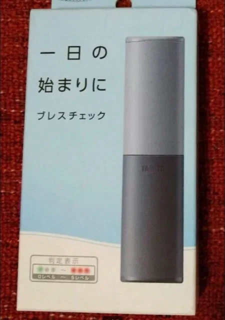 Comprobador de respiración portátil TANITA alcoholímetro Japón EB-100-GY gris NUEVO