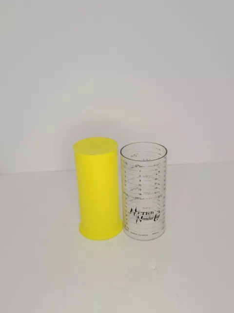 Milmour Products Metric Wonder 2 Cup Measuring Cup Wet/Dry Measure Yellow USA K3