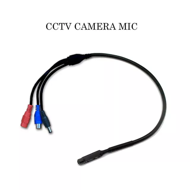 CCTV MIC Audio Microphone Voice with RCA Output for CCTV Camera DVR Indoor