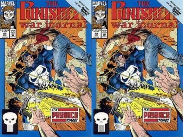 Punisher War Journal #49 Volume 1 (1988-1995) Marvel Comics - 2 Comics