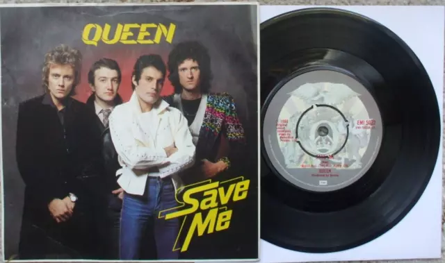 Queen - Save Me / Let Me Entertain You - EMI 2583 UK 45 + Pic Sleeve