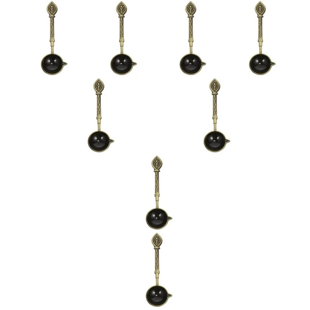 8 Pcs Wax Spoon Waxing Accessories Sealing Stamp Granule Delicate