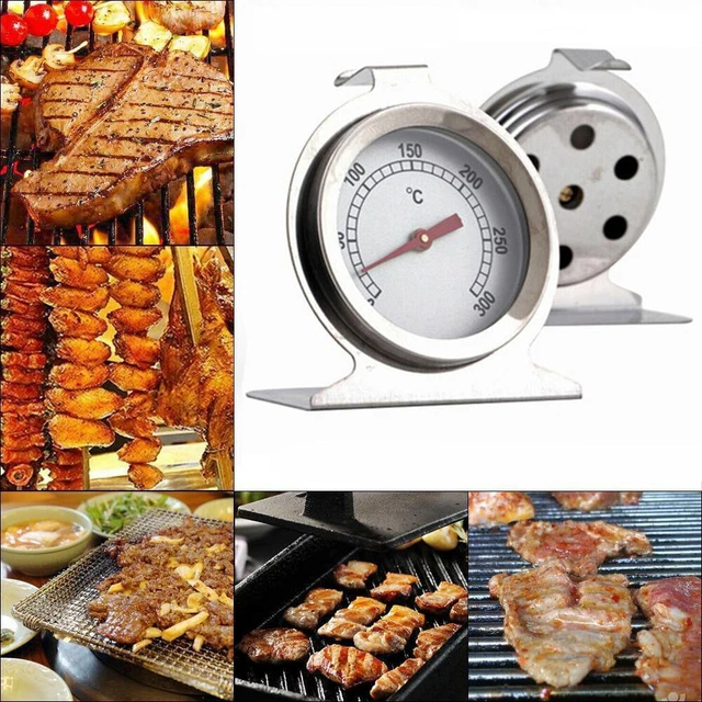 Ofenthermometer Aus Edelstahl Für Elektro-/Gasofen, 5,1 Cm Großes Zifferblatt, Sofort Ablesbare Kuche Grill Smoker 50300 C3783156 C 81627419