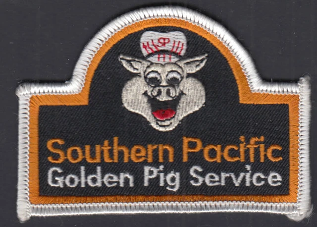 Southern Pacific Railroad Holden Pig Service embroidered patch unused