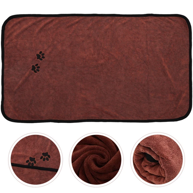Serviette de compagnie confortable commode de bain chat serviette ménager de dou