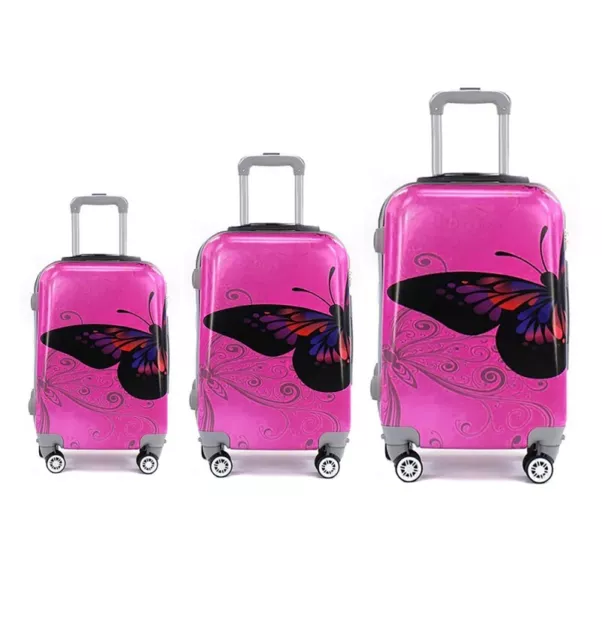 Set de 3 maletas equipaje de mano, facturar cabina para viajar con ruedas girato