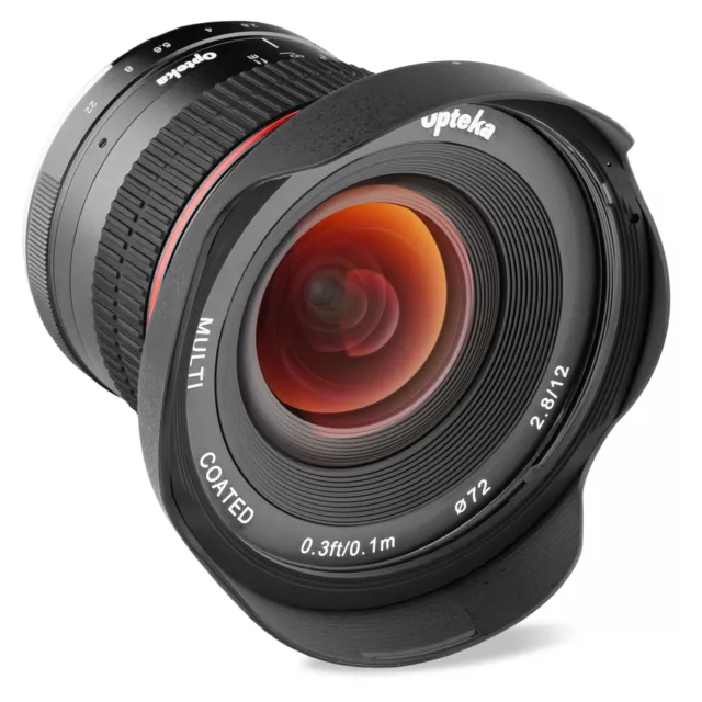 Opteka 12mm f/2.8 Manual Wide Angle Lens for Panasonic and Olympus M43 Mount