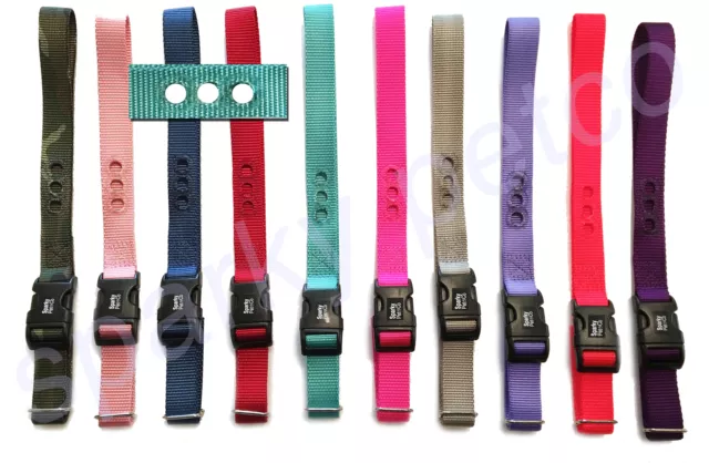 1" Dog Fence Collar 3 hole Replacement Strap RFA 48 FITS PIF 275 PRF 275