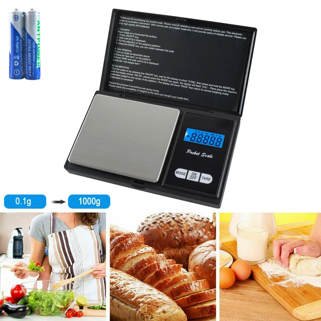 1000G MINI PRECISION Digital Scales for Gold Jewelry 0.1 Weight ...