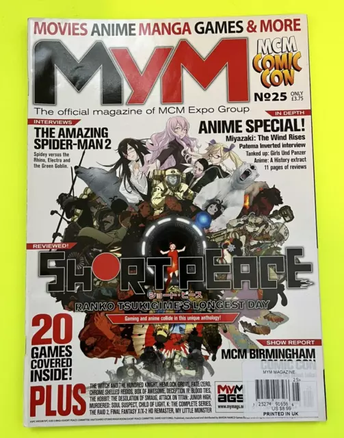 MYM ~ Magazine ~ Issue 25 ~ April 2014 ~ Manga-Anime-Games-MCM Comic Con