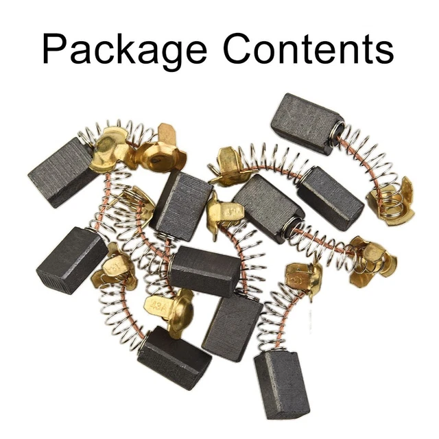 Rotante Carbonio Spazzola Parti Attrezzo Potente 10pcs Motore Elettrico