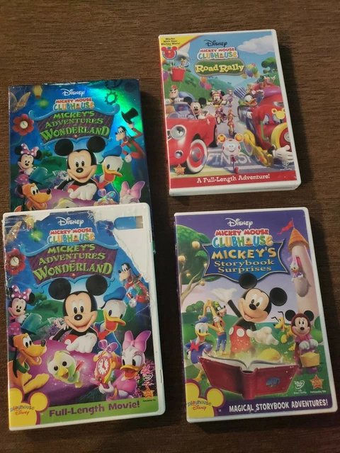  Mickey Mouse Clubhouse: Mickey's Adventures in Wonderland [DVD  + Retro Badge] : Movies & TV