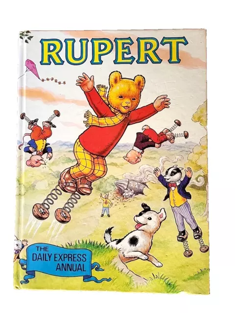 Rupert Bear 1982 Annual Vintage Hardback Daily Express Unclipped  VGC