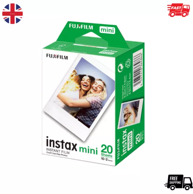 20 Shots Pack FUJIFILM Instax Mini Film Fujifilm Mini 11 9 8 7s, Mini 90 50 40