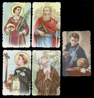 lotto santini-holy cards lot-lot images pieuses-konvolut heiligenbildichen n2614 