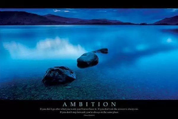 Motivational: Ambition – Maxi Poster 91,5 cm x 61 cm neu und versiegelt