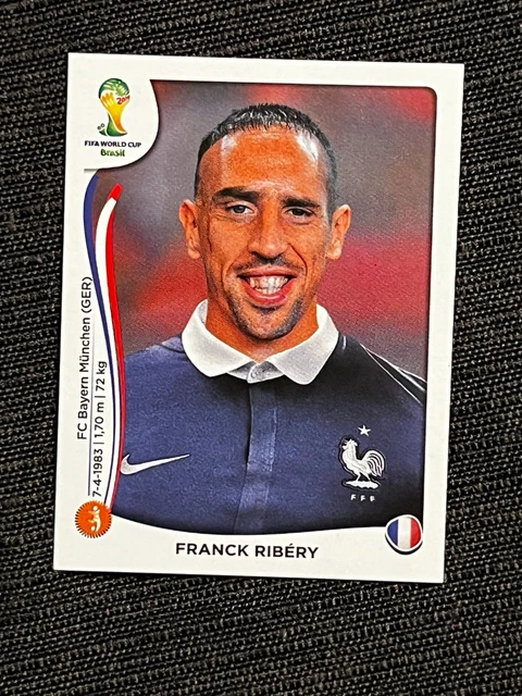 Autocollant Panini N°544 - Franck Ribéry - France Foot 2007 - Coupe Du Monde
