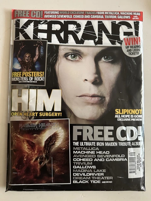KERRANG! MAGAZINE ISSUE 1219 July 19 2008 INCLUDING MAIDEN HEAVEN