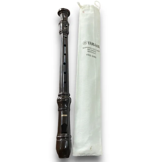 Yamaha Soprano Descant Recorder YRS-24B with Baroque Fingering Including Bag