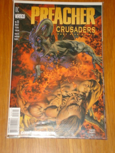 Preacher #23 Vol 1 Dc Vertigo Comic Garth Ennis Fabry March 1997