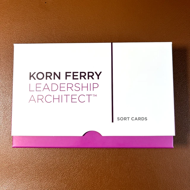 KORN FERRY LEADERSHIP Architect Sort Cards - Complete Set! $79.00 ...