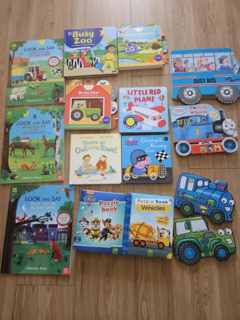 Lovely Family Bundle of 15 mixed Children Book Toddler Baby Kids Large Joblot