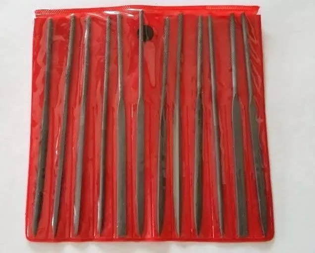 Lot de 12 pièces mini fichier aiguille smal de forme assortie