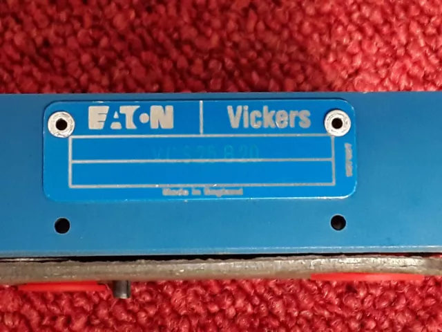 Cubierta de válvula de cartucho deslizante Eaton Vickers CVCS 25 B20 * 2