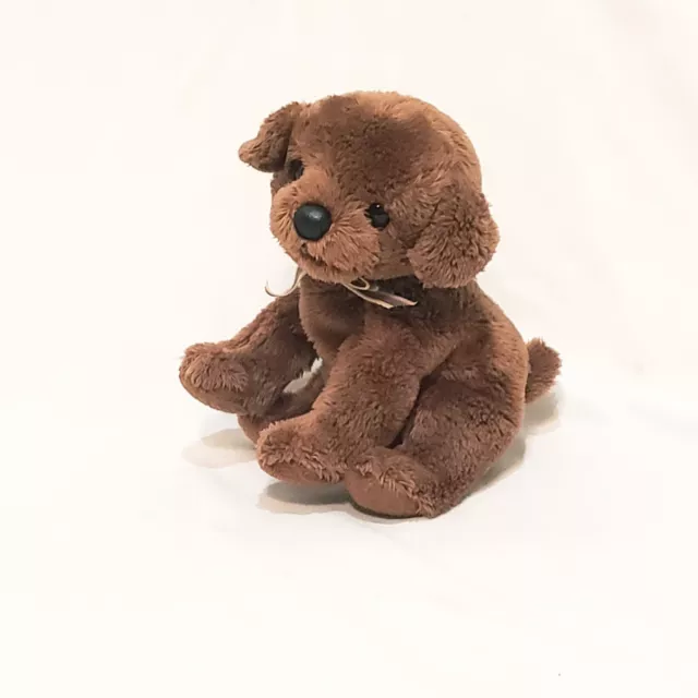Brown Puppy Dog  Plush Stuffed Animal 5" Bean Bag Toy