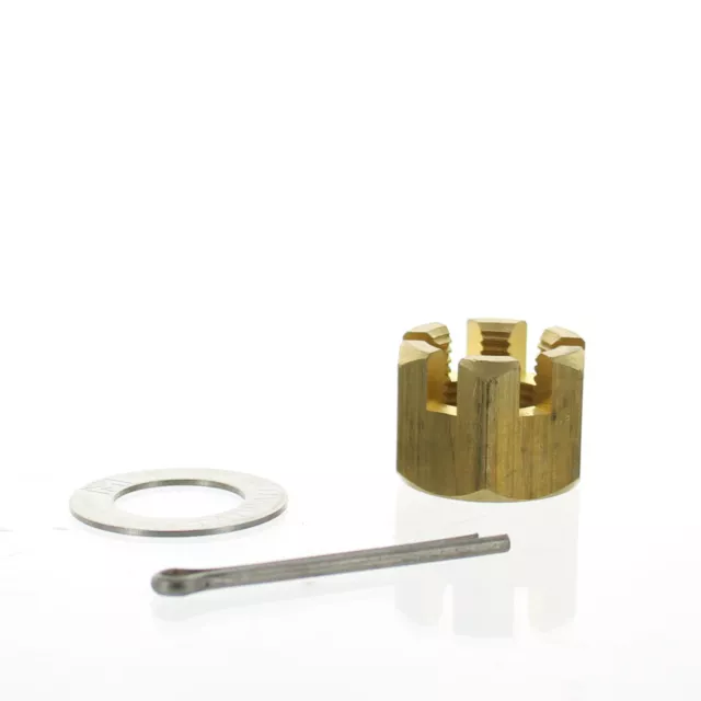 S&J Products New  Outboard Replacement Prop Nut Washer & Cotter Pin, 03020365