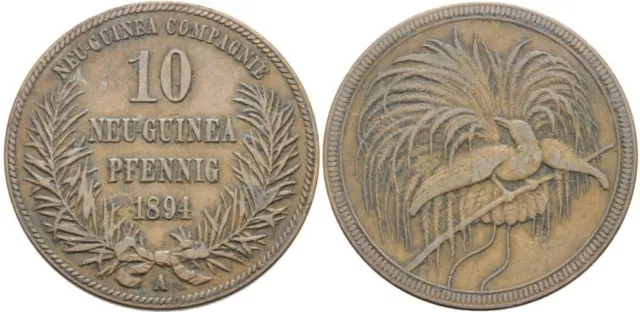 Deutsch-Neuguinea 10 Neu-Guinea Pfennig 1894 A (Kolonien Deutsches Reich)