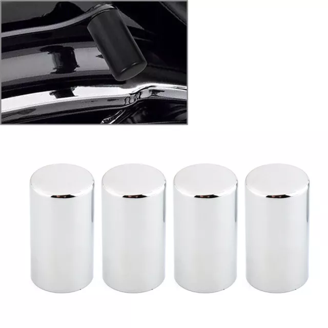 4Pcs Chrome Docking Hardware Point Covers Kit Fit for Harley Touring FLHX 09-23