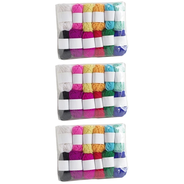 36 stücke Bunte gewebt Tuch Linie Garn DIY Werkzeuge Premium Weiding Material