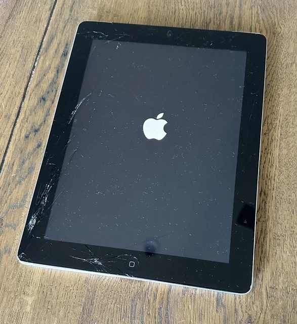 Apple iPad 2 A1396 Wifi + Cellular 16GB 3G 9.7" Cracked Screen Working