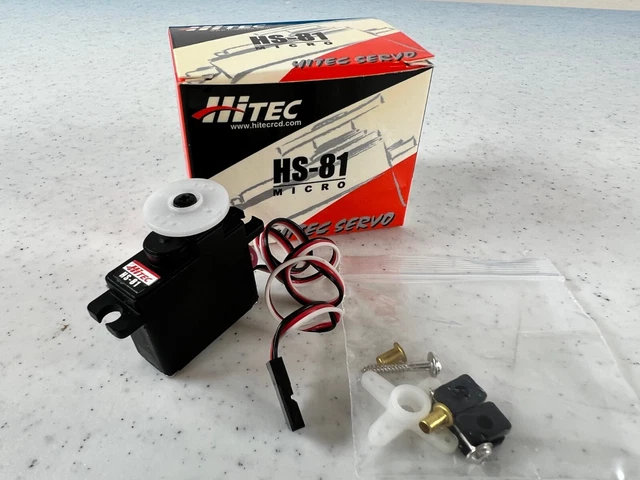 HiTEC HS-81 Micro Servo Futaba wire color NEW Old Stock!