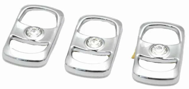 UP Rocker Switch Covers for Freightliner Clear Jewel Plastic #42051 Set of 3