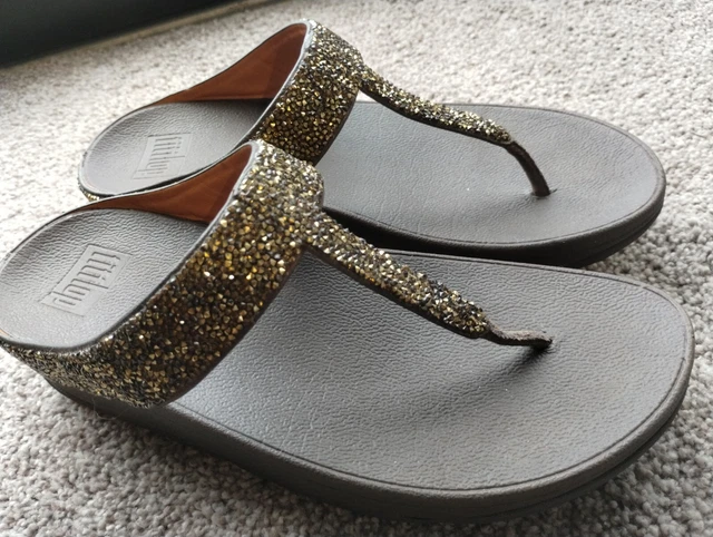 Fitflop Womens  Leather Thong Sandals  Sz 7 M