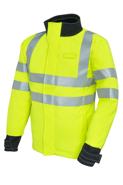 Progarm 9930 Jacke Softshell Hi-Vis Fleece Regenbogenschutz Grösse M L Xl Xxl