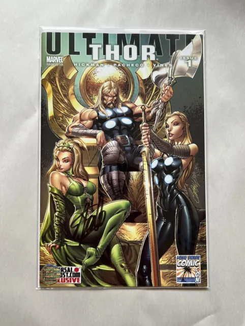 Ultimate Thor isssue 1 Marvel Variant edition! Signed By Stan Lee! Very Rare!