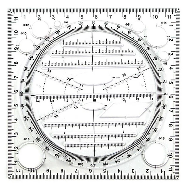Outil à Dessiner Des Cercles Réglable - Règle Métal Professionnelle - Pour Design, Bureau, Dessin