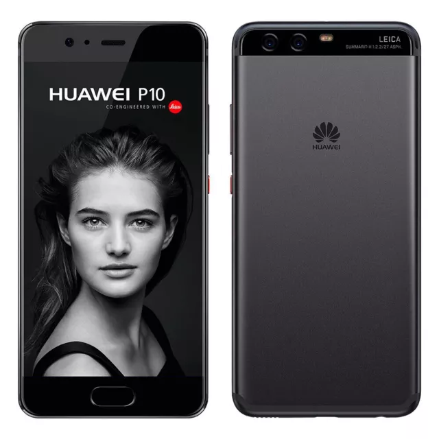 Huawei P10 64 Go 4 Go ram dual sim L29 Noir bon état garanti 12 mois